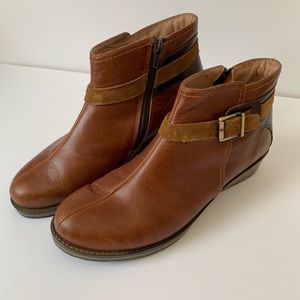 Naot Leather Ankle Boots Women Sz 38/8 Like New